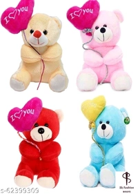 Multiple Pack Of Teddy Bears (Pack Of 4)