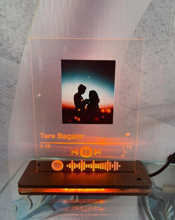 Spotify photo Frame  - 12*8inches, orange