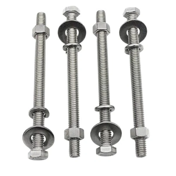 SS Nut Bolt - 3 X 3.5''