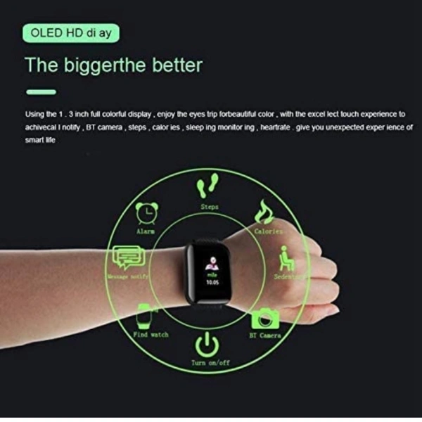 Generic One Smart Band  - Black, null
