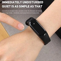 Sketchfab Bluetooth Fitness Plastic Smart Health Band/Smart Fitness Band with Call Whatsapp Alert Stop Watch Pedometer for Men and Women (Black)