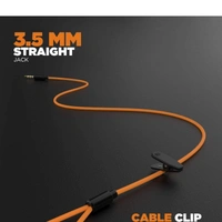 boAt Bassheads 242 in Ear Wired Earphones with Mic(Orange) - orange, null