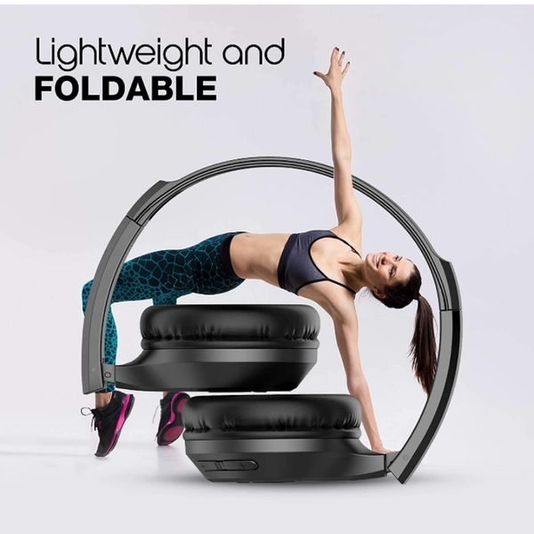 Infinity Glide 500 by Harman (JBL, HK, Infinity), 20 Hrs Playtime with Quick Charge, Wireless On Ear Headphone with Mic, Deep Bass, Dual Equalizer, Bluetooth 5.0 with Voice Assistant Support (Black - black 