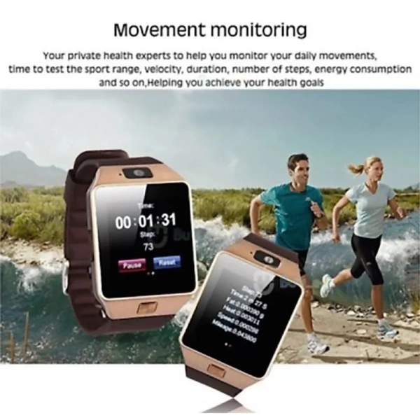 HEALTHIN HIN02-GD Phone Smartwatch  - Brown