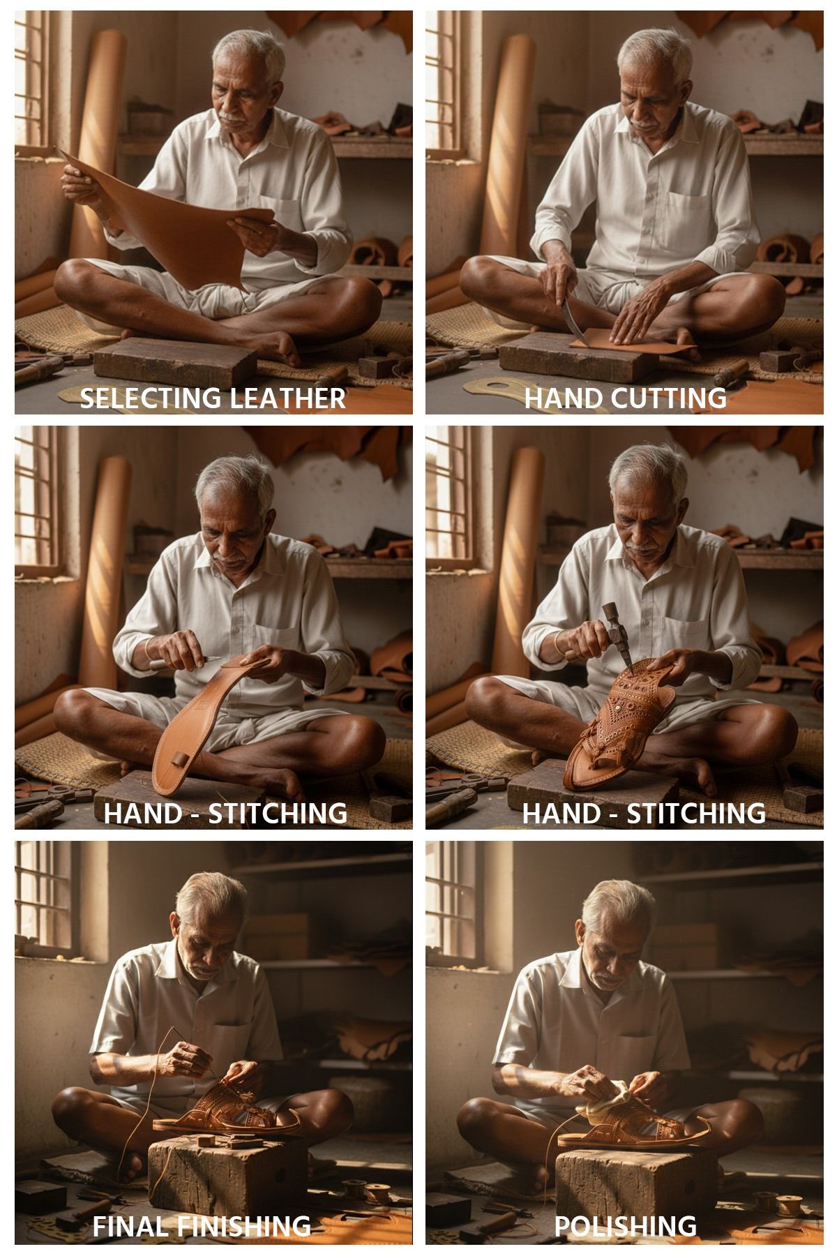 Maharaja Kolhapuri Chappal &mdash; braided heritage upper, side profile