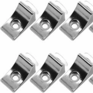L Button Glass Shelf Bracket 