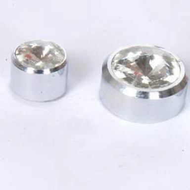 S.S.Round Diamond Mirror Cap/Nails Decorative