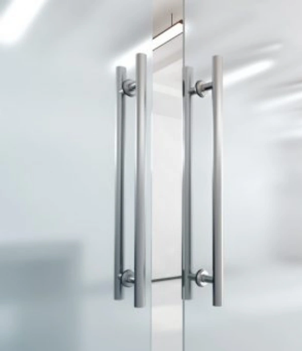 Glass Handle Stainless Steel Entrance Main Glass Door Pipe Pull - 18Iinch