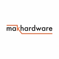 MAK HARDWARE Stainless Steel Sliver F Bracket 4inch.  - 4 inch. Glass Size 6mm