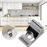 Shelf Support L-Shaped Clips for Kitchen & Bookcase Shelf Cabinet Closet L Shelf Button - ONE HOLE