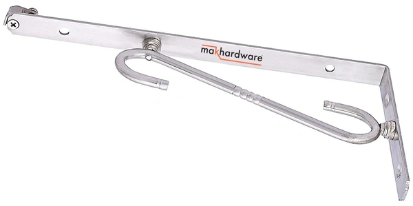 MAK HARDWARE Stainless Steel SL Bracket/SL Type Shelf Bracket - 8inch