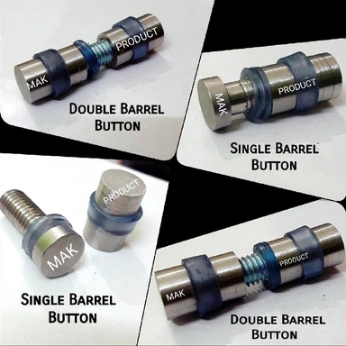 Glass S.S. Barrel Button
