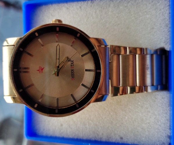 Men Watch - golden