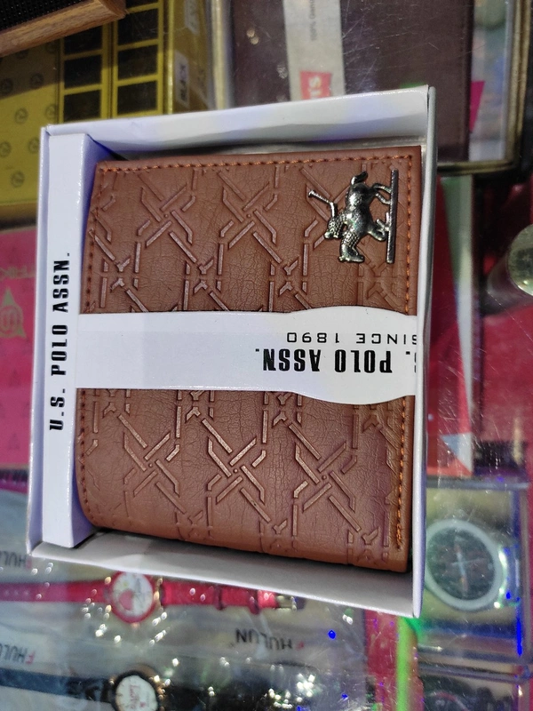 US Polo Assn Men Wallet  - brown