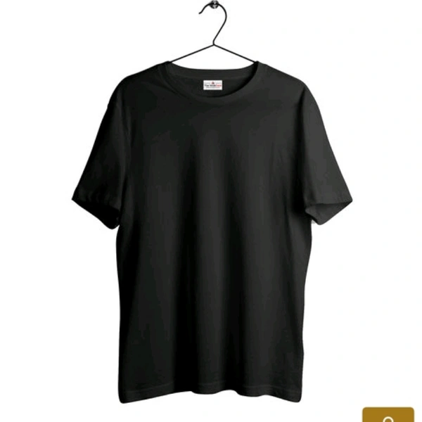 cotton black T-shirt shart - m
