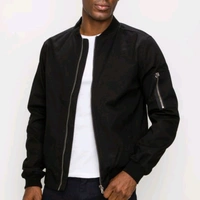 classic black jacket - m