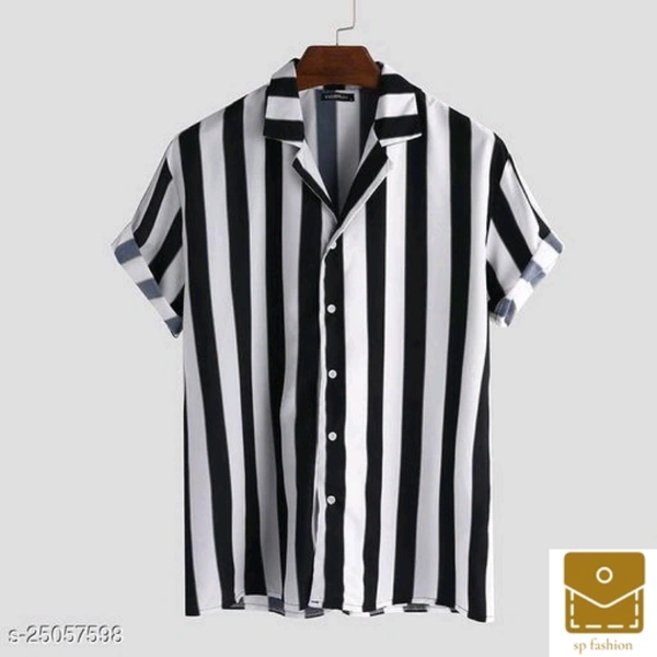 printed men's casual shart - xl