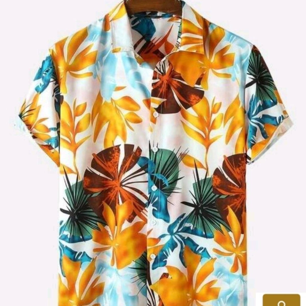 Tranding printed mens shart - l