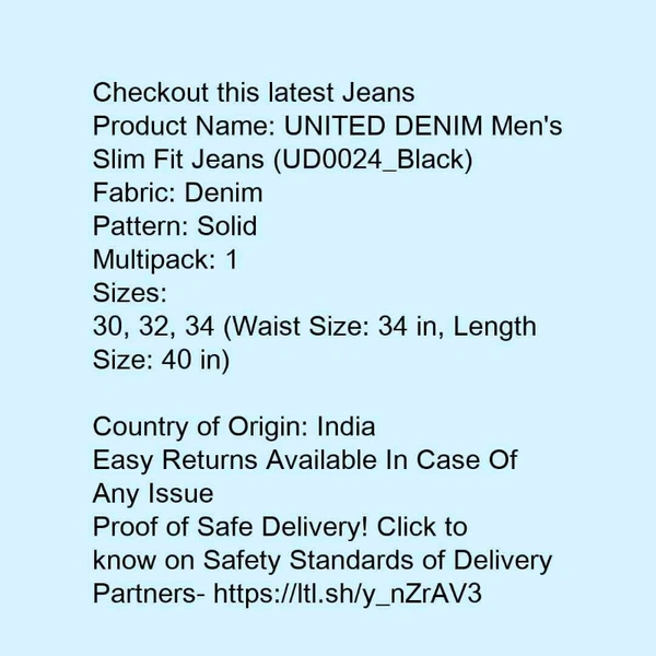 UNITED DENIN MENS JENS - 32