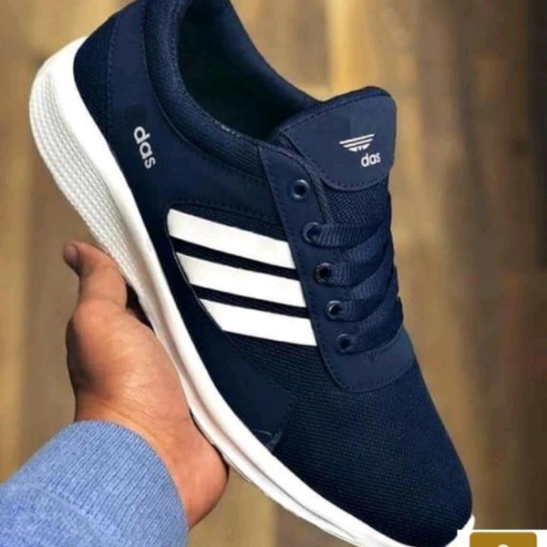 trendy mens mesh blue casual shoes - 9