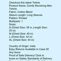 COMFY RAVISHING MEN TSHART - m