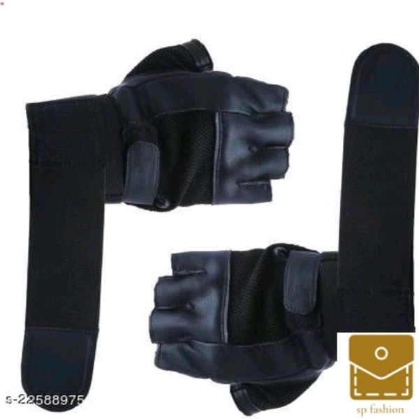 black gym gloves - black