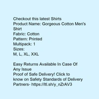 Gorefeous cotton mens shart - l