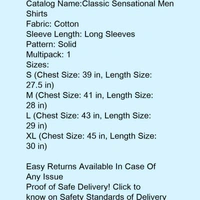 Trendy blue mens great shart - l