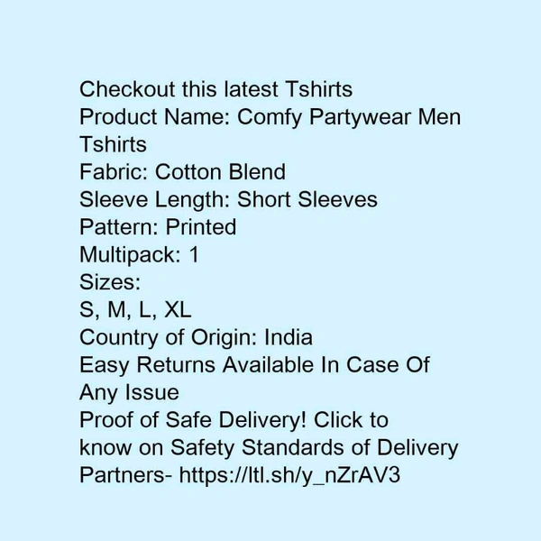 comfy partywear mens TShart - s