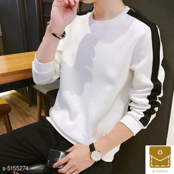 White designer T-shirt - l