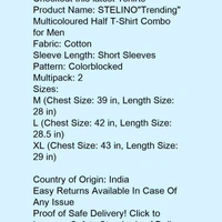classy combo T-shirt - xl