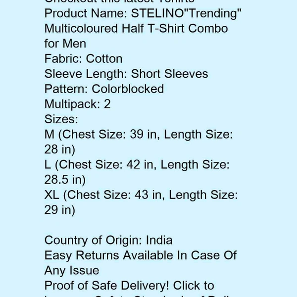 classy combo T-shirt - xl