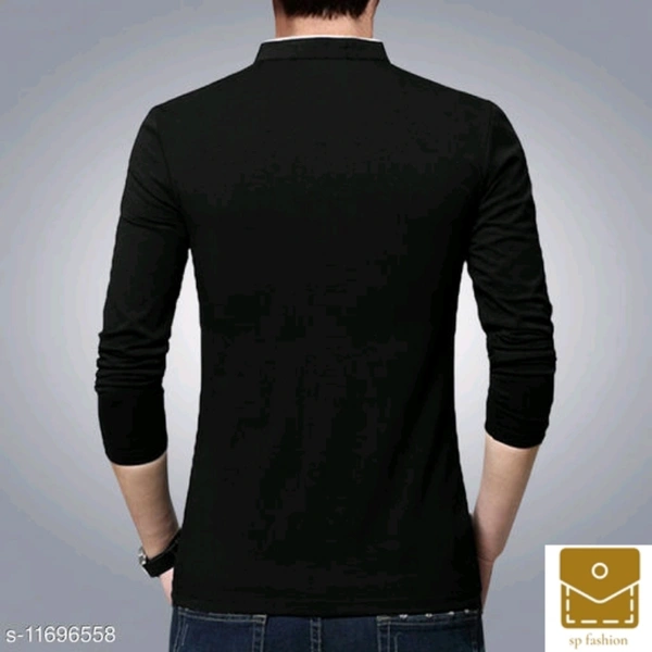 EYEBOGLER 100% Cotton Regular Fit  Round Neck Full Sleeve Men's T-Shirt* - m