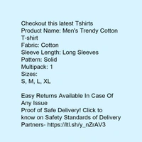 Men's Trendy Cotton T-shirt - xl