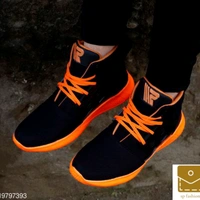 Ryko Mens Orange Outdoor Casual Shoes* - 7