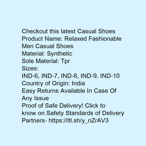 Relaxed Fashionable Men Casual Shoes* - 10
