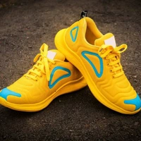 Mr Men Yellow Casual Shoes, Sports Shoes for Men, Sneakers For Men, Yellow  Sneakers, Yellow Blue Sports Shoes* - 9