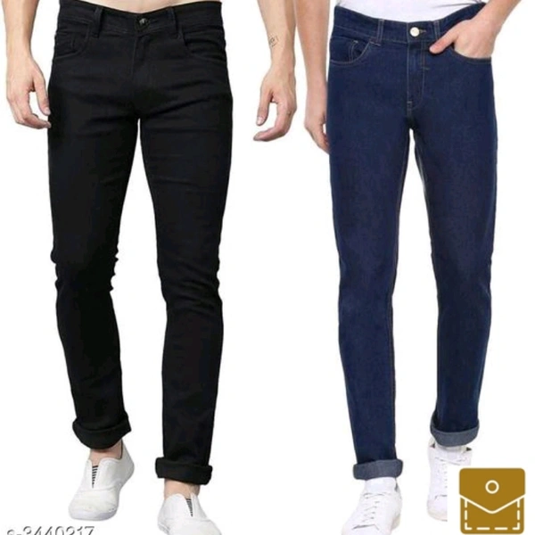Stylish Cotton Lycra Men's Jeans* - 28
