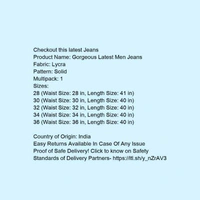 Gorgeous Latest Men Jeans* - 32