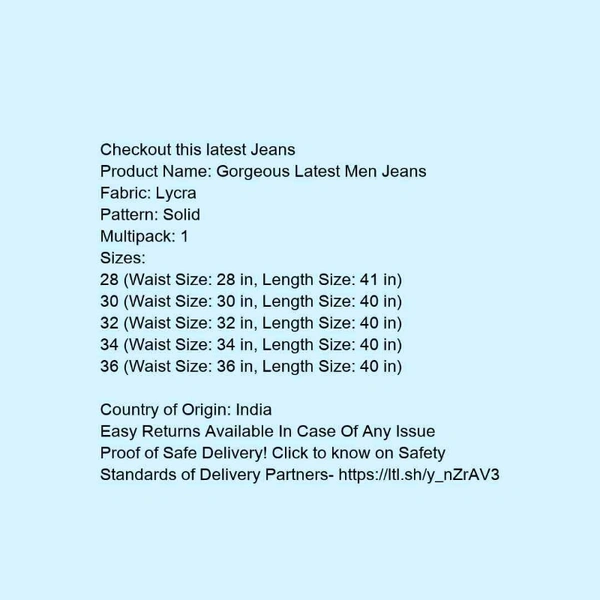 Gorgeous Latest Men Jeans* - 32