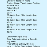 Trendy Jeans For Men* combo 3 - 30