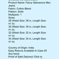 Fancy Glamarous Men Jeans* - 32
