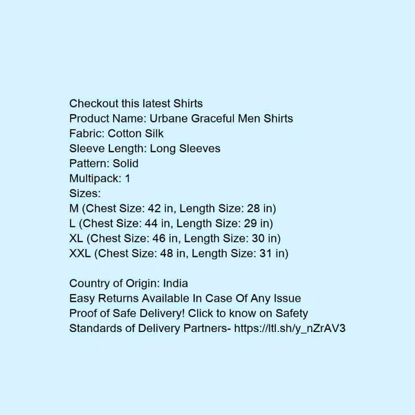 Urbane Graceful Men Shirts* - xxl