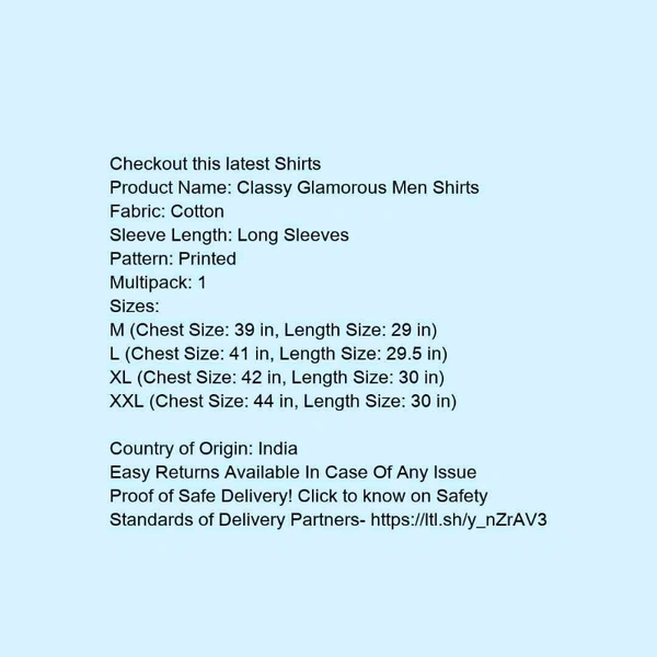 *Classy Glamorous Men Shirts* - xl