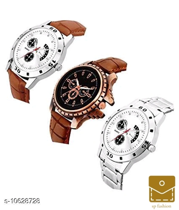 *Classic Men Watches* combo of 3 - free