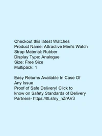Attractive Men's Watch - free