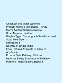 Checkout this latest Watches - free
