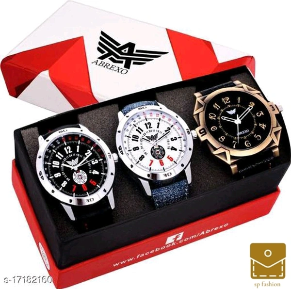  *Classic Men Watches* combo of 3 - free
