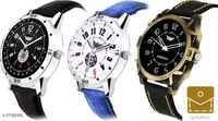  *Classic Men Watches* combo of 3 - free