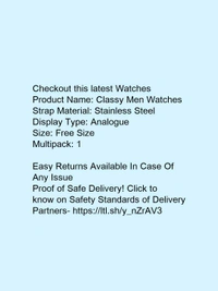 Classy Men Watches* - free
